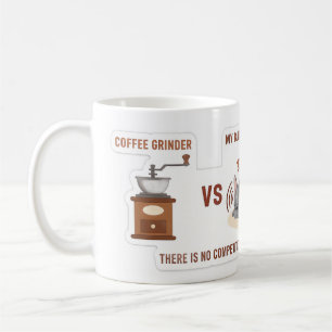 Kaffeemühle vs My Frenchie Kaffeetasse