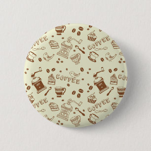 Kaffeemuster Button