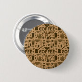 Kaffeemuster Button (Vorne & Hinten)