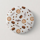 Kaffeemuster Button (Vorderseite)