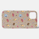 Kaffeemuster Case-Mate iPhone Hülle (Rückseite (Horizontal))