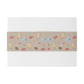 Kaffeemuster Einladungsbanderole (Rückseitenbeispiel)