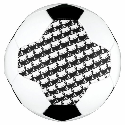 Kaffeemuster Fußball (Vorderseite)