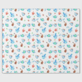 Kaffeemuster Geschenkpapier (Flach)