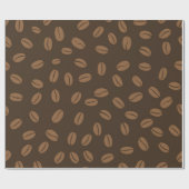 Kaffeemuster Geschenkpapier (Flach)