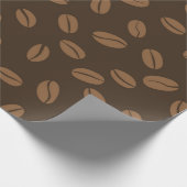 Kaffeemuster Geschenkpapier (Ecke)