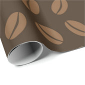 Kaffeemuster Geschenkpapier (Rolleneckpunkt)