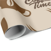 Kaffeemuster Geschenkpapier (Rolleneckpunkt)