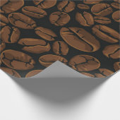 Kaffeemuster Geschenkpapier (Ecke)