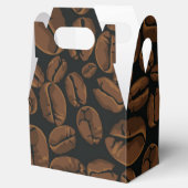 Kaffeemuster Geschenkschachtel (Geöffnet)