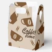 Kaffeemuster Geschenkschachtel (Geöffnet)