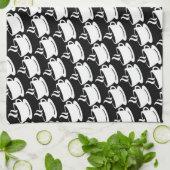 Kaffeemuster Geschirrtuch (Gefaltet)