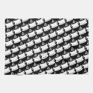 Kaffeemuster Geschirrtuch