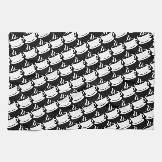 Kaffeemuster Geschirrtuch (Horizontal)