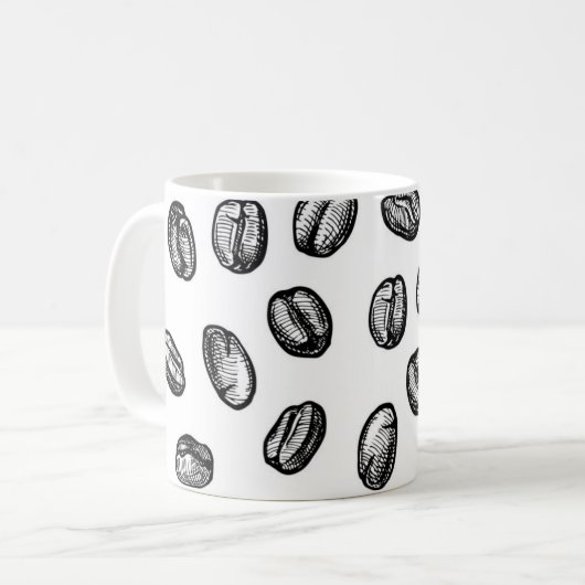Kaffeemuster Kaffeetasse (Vorderseite Links)