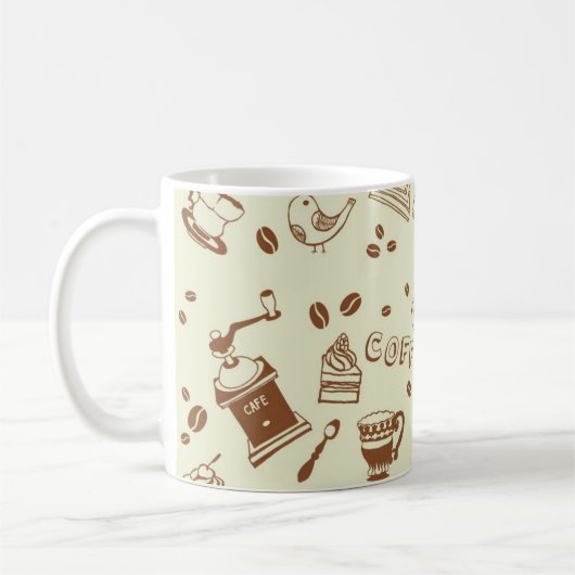 Kaffeemuster Kaffeetasse (Links)