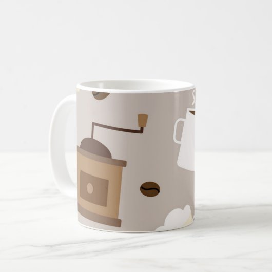 Kaffeemuster Kaffeetasse (Vorderseite Links)