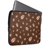 Kaffeemuster Laptopschutzhülle (Vorne Rechts)