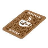 Kaffeemuster Magnet (Linke Seite)