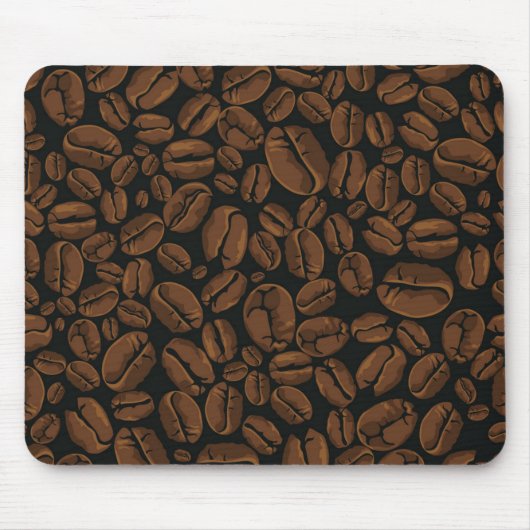 Kaffeemuster Mousepad (Vorne)