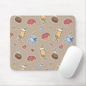 Kaffeemuster Mousepad (Mit Mouse)