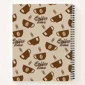 Kaffeemuster Notizblock (Rückseite)