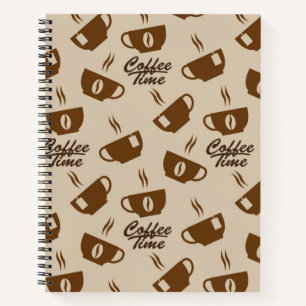 Kaffeemuster Notizblock