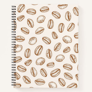 Kaffeemuster Notizblock
