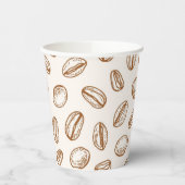 Kaffeemuster Pappbecher (Links)
