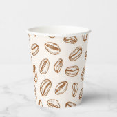 Kaffeemuster Pappbecher (Rechts)