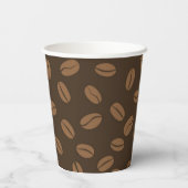 Kaffeemuster Pappbecher (Rückseite)
