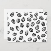 Kaffeemuster Postkarte (Vorne/Hinten)