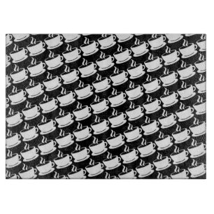 Kaffeemuster Schneidebrett