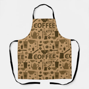 Kaffeemuster Schürze