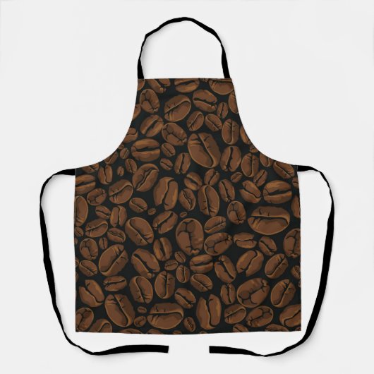 Kaffeemuster Schürze (Vorderseite)