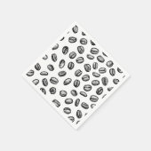 Kaffeemuster Serviette (Ecke)