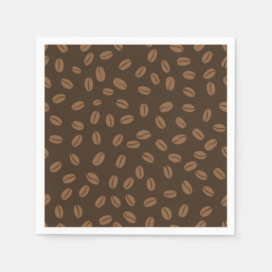 Kaffeemuster Serviette (Vorderseite)