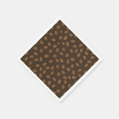 Kaffeemuster Serviette (Ecke)