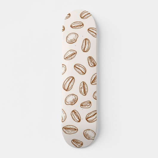 Kaffeemuster Skateboard (Vorne)
