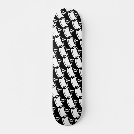 Kaffeemuster Skateboard (Vorne)