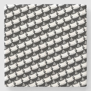 Kaffeemuster Steinuntersetzer