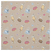 Kaffeemuster Stoff (Muster)