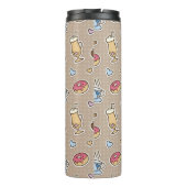 Kaffeemuster Thermosbecher (Rückseite)