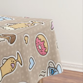 Kaffeemuster Tischdecke (Beispiel)