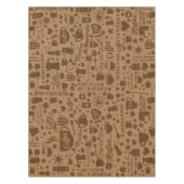 Kaffeemuster Tischdecke (Vorderseite)