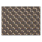 Kaffeemuster-Tischdecke Tischdecke (Vorderseite (Horizontal))