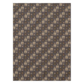 Kaffeemuster-Tischdecke Tischdecke (Vorderseite)