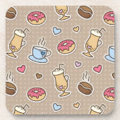 Kaffeemuster Untersetzer (Vorderseite)