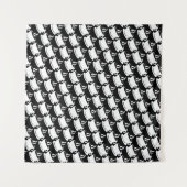 Kaffeemuster Wandteppich (Vorderseite (Horizontal))