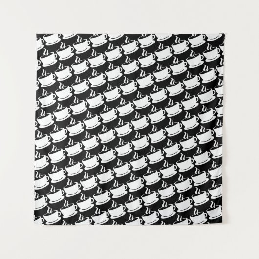 Kaffeemuster Wandteppich (Vorderseite)